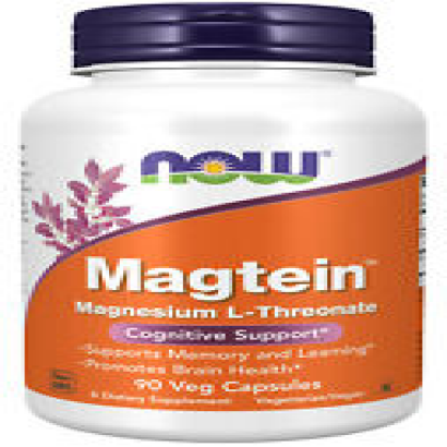 NOW Supplements, Magtein with patented form of Magnesium (Mg), Cognitive Suppor