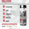 Purus Labs HALOVAR Testosterone Libido Lean Muscle Builder 120 tablets FREE SHIP