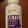 (Trim Life Labs Keto Pills, BHB Ketones, Advanced Formula 60 caps (1 Pack)