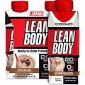 Labrada Lean Body Ready-to-Drink Chocolate Shake, 20g Protein, Whey Blend, 0 Sugar, Gluten Free, 22 Vitamins & Minerals, (Recyclable Carton & Lid - Pack of 4)
