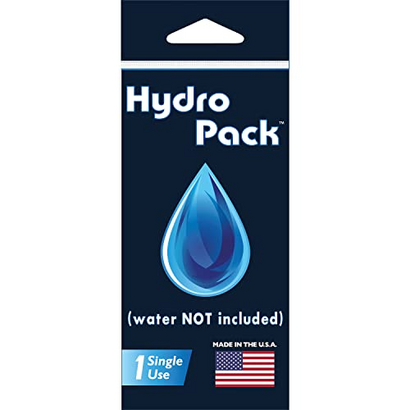 Potty Pack Hydro Pack Single Use Portable Electrolyte Replacement Kit with Electrolyte Powder, Electrolyte Pills, Compressed Towel, Lip Balm and Aspirin Pills - 5 Units