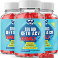 (3 Pack) Tru Bio Keto Gummies Max Strength - Official Formula, Vegan, Non GMO -