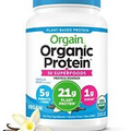 ORGANIC PROTEIN Superfoods Powder Plant Based Vegan Vanilla Bean 2.02 Lbs ORGAIN