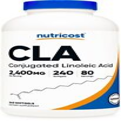 Nutricost CLA 800mg Servings, 240 Softgels - Gluten Free, Non-GMO
