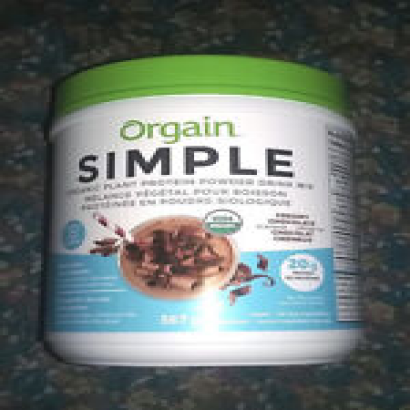Simple, Organic Plant Protein Powder ~ Chocolate (567 g)