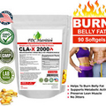 CLA Belly Fat Burner Pills - Stomach Weight Loss Supplement for Men & Women