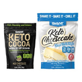 Keto Cheesecake and Keto Cocoa Delicious Low Carb, Ketogenic Diet Shake Mix