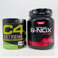 Cellucor C4 (Sour) & B-NOX Test Booster 2pack | Best Pre Workout TEST BOOST PUMP