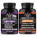 Testosterone Booster Pack w/ Monster Test PM + Monster Test Nitric Oxide 2-PK