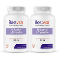 BESTVITE N-Acetyl L-Tyrosine 350mg (NALT) (240 Capsules) (120 x 2) - No Stearates - Non GMO - Gluten Free