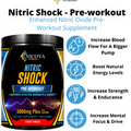 Pre-Workout- Nitric Oxide Booster, Enhance Energy, Pump & Endurance -Fruit Punch