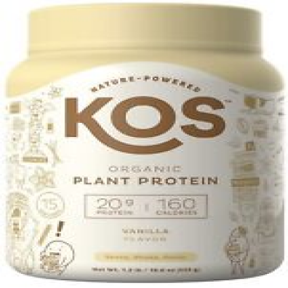 KOS Organic Plant Based - Vanilla Protein Shake Powder - GF-Dairy Free 1.2 lbs