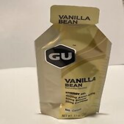 GU Energy Original Sports Nutrition Energy Gel, Vanilla Bean