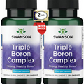 2 Pack, Triple BORON Complex, 500 Caps, 3mg for Bone, Brain, Testosterone Health
