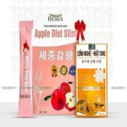 02 x Hemia Apple Diet Slim Weight Loss Detox + OFFER 2 Com Nghe Mat (USA SELLER)