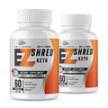 EZ Shred Keto Diet Pills - 2 Bottles 120 Capsules