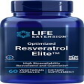 LIFE EXTENSION Optimized Resveratrol Elite 60 VCaps x 2-PACK.