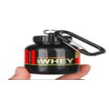 1PC Whey Protein Powder Container Portable Protein Keychain