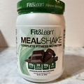 Fit & Lean Meal Shake Meal Replacement with Protein, Fiber, Probiotics and & 10