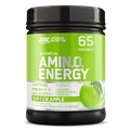 Optimum Nutrition Amino Energy with Green Tea and Green Coffee Extract, Flavor: Green Apple, 65 Servings, 1.29 Pound (Pack of 1) (Packaging May Vary)