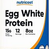Nutricost Egg White Protein Powder 8oz (Unflavored) - Non-GMO, Gluten Free