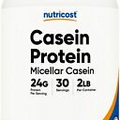 Nutricost Casein Protein Powder 2lb - Micellar Casein, Gluten Free, Non-GMO