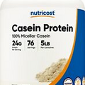 Nutricost Casein Protein Powder 5lb - Micellar Casein, Non-GMO, Gluten Free
