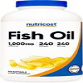 Omega 3 Fish Oil Softgels (1000mg of Fish Oil, 560mg of Omega-3), 240 Softgels
