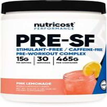 Nutricost Stim-Free Pre-Workout, 30 Servings (Pink Lemonade)