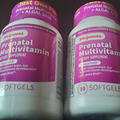 Prenatal Multivitamin Lot of 2 Algal DHA 30 Each/60 Total Softgels Exp 4-5/2024