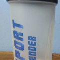 20oz Blender Sport Bottle Protein Shaker W/ Whisk Ball Black Never Used