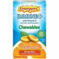 Emergen-C Immune+ Chewables 1000mg Vitamin C Tablet, with Vitamin D, Immune Supp