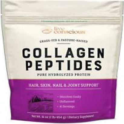 Collagen Peptides Powder - Hair, Skin, Nail, and Joint Support 16oz