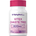 Piping Rock Vitex Chasteberry 820mg | 100 Capsules | Supplement for Women | Fruit Extract | Non-GMO, Gluten Free