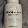 ETTA VITA NAC N-Acetyl Cysteine 600mg Quercetin Milk Thistle 60ct EXP 10/25