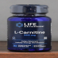Life Extension L-Carnitine 500 mg 30 Capsules Helps Maintain Cellular Energy
