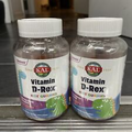 KAL Vitamin D-Rex Lot Of 2 Kids Gummies 60 Gummies Each BB 12/22