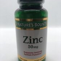 Nature's Bounty Zinc 50mg 100ct Dietary Supplement