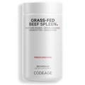Codeage Grass Fed Beef Spleen Supplement - Freeze Dried, Non-Defatted Desiccated