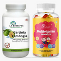 La Natures Garcinia Cambogia & Multivitamin Gummies For Adult & Kids -90 Softgel