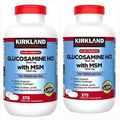 2 pack -Kirkland Signature Glucosamine 1500mg HCI with MSM - 375 Count
