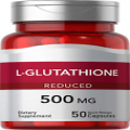 L-Glutathione 500mg  50 Caps Reduced No Gluten/Non GMO