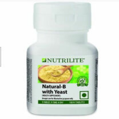 Amway NUTRILITE Natural B with Yeast - (100 Tabs) Support Metabolic Function ,,