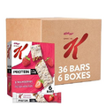 Special K Protein Meal Bars, 12g of Protein, Good Source of Fiber, Strawberry (6 Boxes, 36 Bars)
