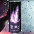 NEW BURN  PASSION PUNCH - 330 ML CAN  - PASSION FRUIT ENERGY DRINK - RARE