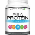 Lean & Pure Pea Protein Powder, Vegan, Low Carb, 25g of Protein, Non GMO, Glu...