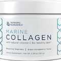 Nordic Naturals Marine Collagen With Vitamin C Powder 150g Strawberry Taste