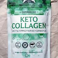 Blue Mountain Nutrition Keto Collagen SuperGreens MCTs Grass-Fed Keto 7oz