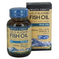 Wiley's Finest Wild Alaskan Fish Oil 1000mg EPA + DHA Peak EPA, 30 Softgels