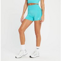 MP Women's Tempo Tonal Seamless Booty Shorts - Bright Turquoise - S